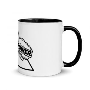 Pain and Power Logo Mug with Color Inside